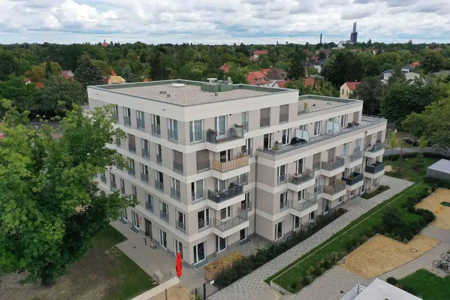 Luftbild 2 - Repräsentative Bürofläche im 3. OG – modern, hell und ruhig in Berlin-Zehlendorf – provisionsfrei!